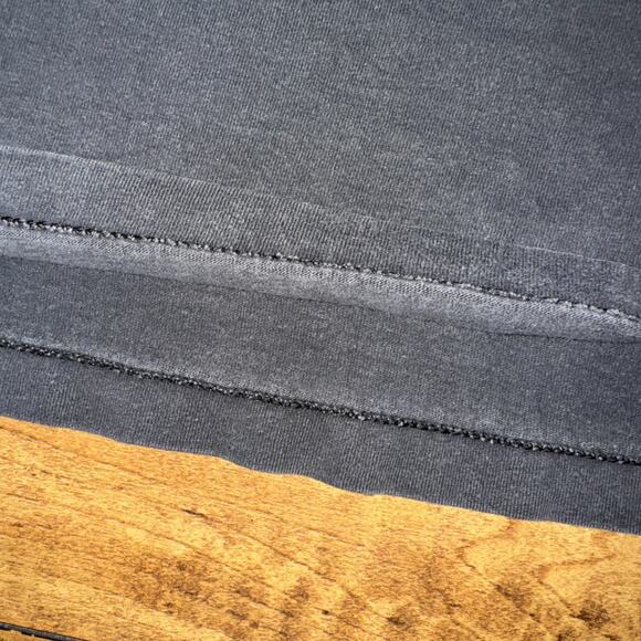 Vintage Logo 7 Pittsburgh Steelers T-Shirt Black XL 21x27 Single Stitch USA - Picture 4 of 7